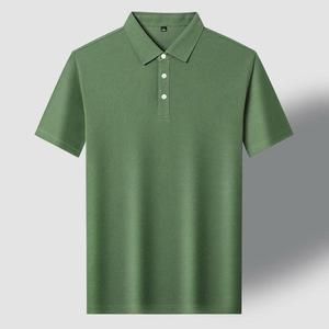 Vente à chaud de polo de golf avec logo personnalisé pour hommes, tissu en jersey à manches courtes avec design imprimé, chemise vierge pour hommes - Product Image 3