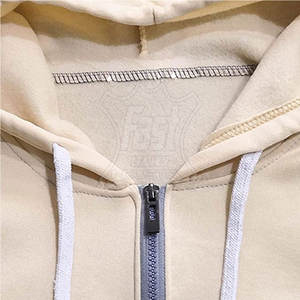 Sweat à capuche zippé d'hiver léger pour homme personnalisable OEM/ODM, taille adulte, 100 % coton pur - Product Image 6