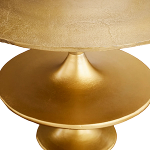 โต๊ะโลหะทรงกลมความสูงต่ำโต๊ะข้างโต๊ะกาแฟเฟอร์นิเจอร์ห้องนั่งเล่นดีไซน์ทันสมัย - Product Image 4