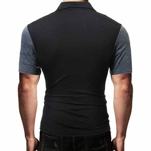 เสื้อโปโลผ้าคอตตอนพลัสไซส์สำหรับผู้ชายผ้าคอตตอนพิมพ์ลายคุณภาพดี - Product Image 5