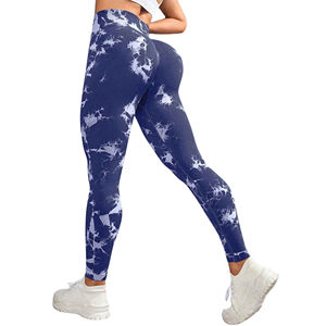 Women's Custom Style Seamless <b>Leggings</b> for Summer Workout and Comfortable Daily Fashion Use Solid <b>Pattern</b> - Product Image 4