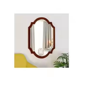 Grand miroir mural rond décoratif en argent moderne avec artisanat artisanal pour la maison et le bureau, chambre à coucher, salle de bain, couloir - Product Image 3