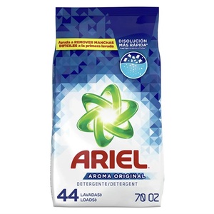 ผงซักฟอกแอเรียล กลิ่นออริจินัล ขนาด 70 ออนซ์ ซักได้ 44 ครั้ง - Product Image 1