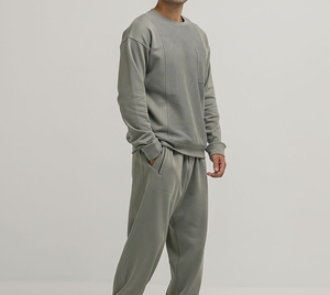 Top vente hommes sweat léger tenue décontracté 100% coton sweats à manches longues pour hommes bases respirant fait hommes - Product Image 2
