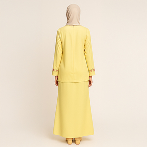 เสื้อผ้าแบบดั้งเดิมปักสไตล์อิสลามสำหรับผู้หญิงฮิญาบขนาดพิเศษ - Product Image 5