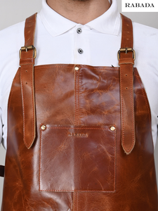 Wholesale Custom Heavy Duty Industrial Shop <b>Apron</b> Durable Washed Soft Leather Welding Jacket Protective <b>Apron</b> - Product Image 3