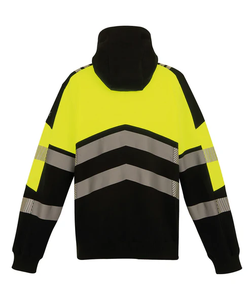 Vêtements de travail de sécurité réfléchissants haute visibilité pour hommes, manteau de construction industriel imperméable, vêtements de protection réfléchissants pour l'extérieur - Product Image 3