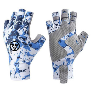 Bespoke Your Own Design <b>Fishing</b> <b>Gloves</b> Custom Logo <b>Fishing</b> <b>Gloves</b> Custom Half Finger Sublimated <b>Fishing</b> <b>Gloves</b> - Product Image 1