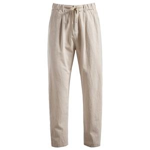 Casual 100% Polyester Men's <b>Trousers</b> Embroidered Solid Color Midweight <b>Elastic</b> <b>Waist</b> Vintage <b>High</b> Quality Breathable Pants - Product Image 3