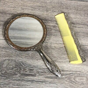 Vente en gros Miroir de maquillage portable Miroir de maquillage pour fille Miroir de voyage en laiton de qualité supérieure en métal - Product Image 4