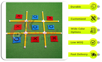 Cadre en PVC de haute qualité, Portable, entièrement pliable, taille 4 pieds x 4 pieds, jouets d'extérieur, jeu géant Tic Tac, de fournisseur indien