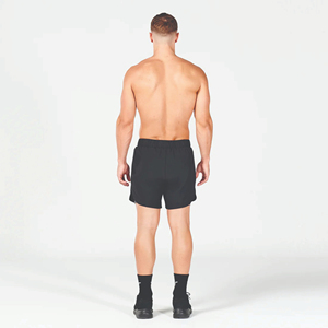 Absorbe la humedad 4 maneras Estiramiento Ligero Rendimiento Tela Negro Limitless 2 en 1 Pantalones cortos de 5 pulgadas con bolsillos - Product Image 2