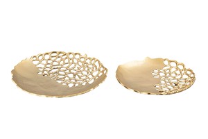 Aluminium Decorative Serving <b>Tray</b> With Handles Commercial Use Luxury <b>Trays</b> Handmade Crafts Fancy <b>Tray</b> Wedding Table Decoration - Product Image 3