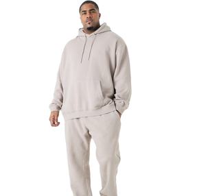 Conjunto de chándal cortavientos de algodón para hombre con estampado de logotipo personalizado, chándal informal de talla grande para hombre de alta calidad, ropa deportiva para gimnasio de invierno - Product Image 1