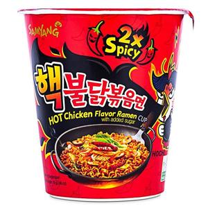 Fideos Instantáneos Picantes Buldak Hot Chicken para Ramen Extremadamente Picante, Fritos a Granel, 140 g (5 Paquetes) HALAL - Product Image 3