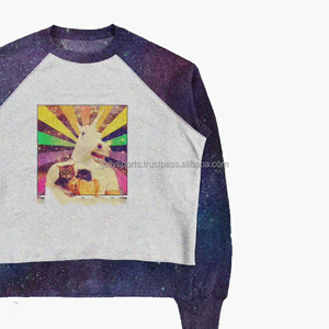 2025 nouveau gros strass soleil fané sérigraphie logo ensemble haute qualité adulte survêtements et femmes survêtements survêtement - Product Image 4