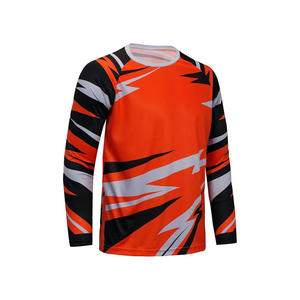 Camisas de pesca informales con estampado de peces de manga larga, camisas de pesca Anti-UV OEM por sublimación, ropa deportiva de verano para hombre al aire libre - Product Image 1
