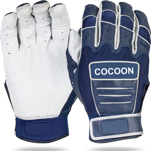 Guantes de Bateo de Béisbol Profesionales Recién Llegados, 100% Cuero PU Genuino, Ventilados para Adultos, Agarre Antideslizante en la Palma, Personalizados para Receptores - Product Image 6
