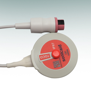 Sonde fœtale originale Sonicaid ACC-OBS-009 rose, transducteur à ultrasons pour moniteur Team / Team Duo Oxford Huntleigh - Product Image 1