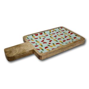 Plateaux à dessert en bois personnalisés au design vintage Meena Work Handmade Pure Wood Idéal pour les collations Plateau de service élégant - Product Image 3