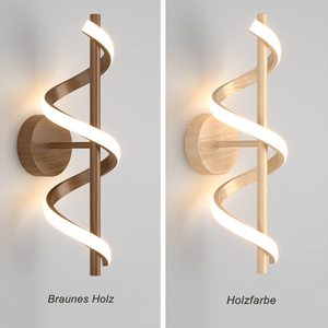 Luz de pared decorativa en espiral para pared, estilo moderno para pasillo, entrada, pasillo, sala de estar, mesita de noche, lámpara de lectura Simple - Product Image 3