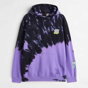 Venta al por mayor a granel Tie Dye Sublimation Pullover Hoodies Sudadera de invierno con técnica de teñido liso - Product Image 6