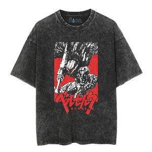 Camiseta de lavado ácido hecha con material de alta calidad, camiseta de lavado ácido de tamaño personalizado, camiseta Vintage relajada pesada para la venta en línea - Product Image 5