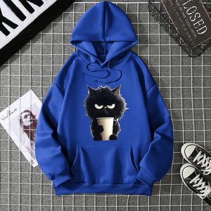 2025 hiver nouveau sweat à capuche femme style High Street Double poches sweats vêtements d'extérieur grande taille femmes vêtements - Product Image 5