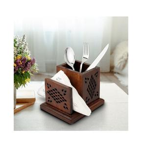 Boîte de rangement en bois personnalisée, support de boîte, porte-serviettes, organisateur, boîte à mouchoirs avec couvercles en bois - Product Image 2