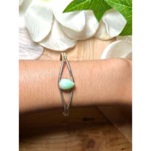 Handmade Navajo Antraliar Variacite & Sterling <b>Silver</b> Fashion <b>Cuff</b> <b>Bracelet</b> - Product Image 5