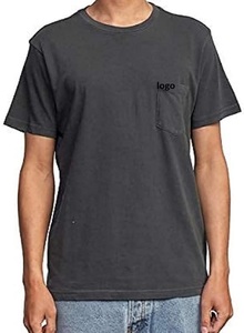 Camiseta para hombre con logotipo Camiseta de cuello redondo de algodón de manga corta ajustada para hombre de BD - Product Image 5