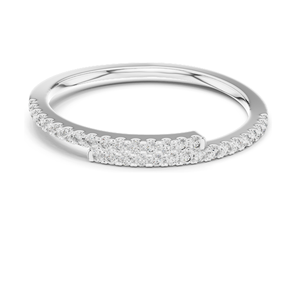 Anillo de Diamantes de Laboratorio de 0.16 CT para Mujer, Claridad VVS-VS EF, Oro de 18KT, 14KT, 10KT y Plata 925, Oro Rosa, Amarillo y Blanco - Product Image 3