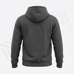 Sudadera con capucha extragrande bordada de algodón grueso para hombre, suéter cálido de felpa, colección de otoño, color personalizado - Product Image 2