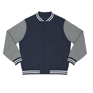 Classic Varsity Fit College Baseball Varsity Jacket OEM Logotipo personalizado Premium Prendas de abrigo Streetwear Bomber Style Jacket para hombres - Product Image 3