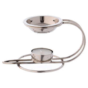 Brûleur d'encens en fil métallique argenté fait à la main en Offre Spéciale dernier brûleur à mazout décoratif pour bureau à la maison pour une utilisation aromatique - Product Image 2