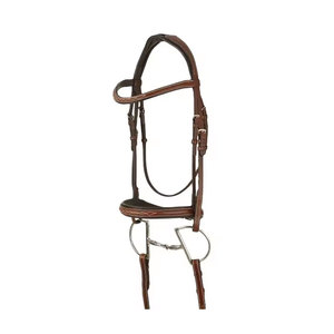 Australian Saddle Bridle Horse Leather Halter Accesorio 100% Vaca para Buff Leather Producto de marca India de alta calidad - Product Image 6