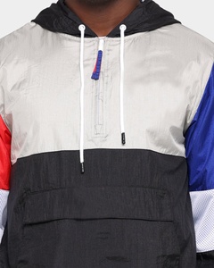 Wholesale Lightweight <b>Men's</b> <b>Summer</b> Windbreaker <b>Jacket</b> Plus Size Color Block Polyester Zipper Windproof Breathable Waterproof - Product Image 3