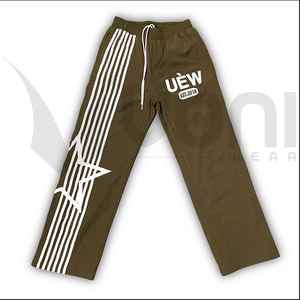 Custom High Waist Nylon Track Pants for Men & Women <b>Lightweight</b> Breathable & Durable Sports <b>Jogger</b> Casual Workout Wear - Product Image 6