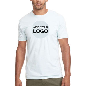 T-shirt pour homme, coupe classique slim, 100% coton, mélange de trois fibres, gris anthracite, manches courtes, respirant, écologique - Product Image 3