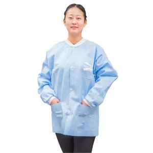 Robes de chirurgien pour hôpital OEM, en tissu satiné, matière PPES, couleur et logo personnalisés, unisexe - Product Image 1