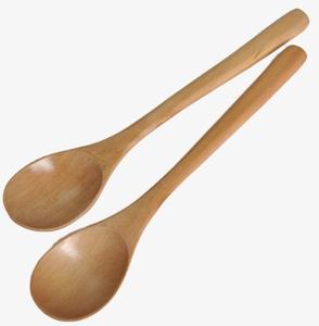 Juego de tenedor de cuchara de madera respetuoso con el medio ambiente Vajilla sostenible de 99 Gold Data - Product Image 2