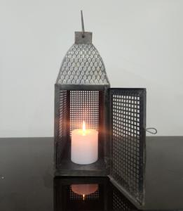 Elegante vela linterna hogar jardín decorativo hecho a mano Metal linterna Mesa Pilar vela linterna - Product Image 4