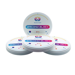 Bloc de Zircon <span class=keywords><strong>dentaire</strong></span> STC 1000Mpa pour couronnes 46% matériau <span class=keywords><strong>dentaire</strong></span> en <span class=keywords><strong>zircone</strong></span> de translucidité pour CAD CAM Labs <span class=keywords><strong>prix</strong></span> du bloc de Zircon <span class=keywords><strong>dentaire</strong></span> - Product Image 1