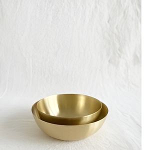 Bol à fruits et à salade en laiton moderne avec table de dîner de finition brillante de concepteur élégant bol en laiton de service de nourriture meilleure qualité - Product Image 3