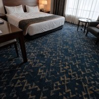 Tapis imprimé en polypropylène PP, motif géométrique triangulaire, pour couloir, hall, bureau, tapis mural