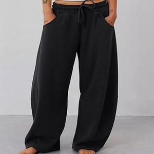 Pantalon de survêtement ample et décontracté en tissu uni anti-rides, design personnalisé, pantalon de survêtement et pantalon pour homme, téléchargé par Dress Sports - Product Image 5