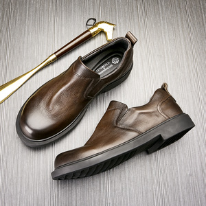 Zapatos Mocasines de Piel de Becerro con Detalles Cosidos a Mano y Soporte para el Arco del Pie, Zapatos de Vestir para Hombre - Product Image 2