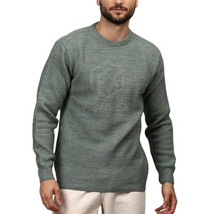 Suéter de Punto Elegante para Invierno con Logotipo Frontal, Tejido Transpirable y Suave, Diseño Minimalista, Alta Calidad - Product Image 1