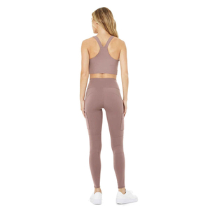 Vestes minces de yoga à manches longues pour femmes, ensembles soutien-gorge et leggings de sport à motif solide pour le fitness, conception personnalisée, nouvel arrivage - Product Image 4