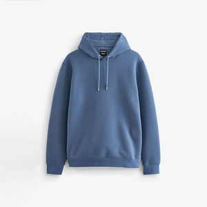 Sweat à capuche en tissu matelassé thermique à texture premium pour hommes pull en coton sweat-shirt en gros personnalisé bouffée impression broderie logo - Product Image 5